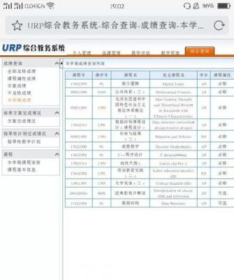 部分成绩已更新请及时查询。