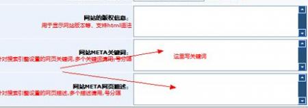 设置网站关键词