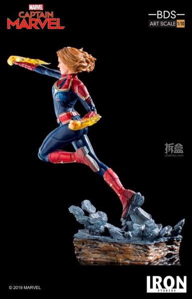 IRON STUDIOS 漫威 惊奇队长 CAPTAIN MARVEL 1:10 雕像