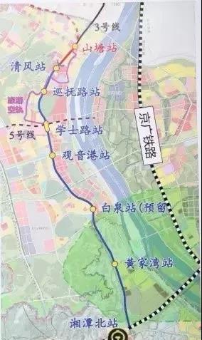 长沙地铁3号线南延至湘潭北站方案曝光株洲没