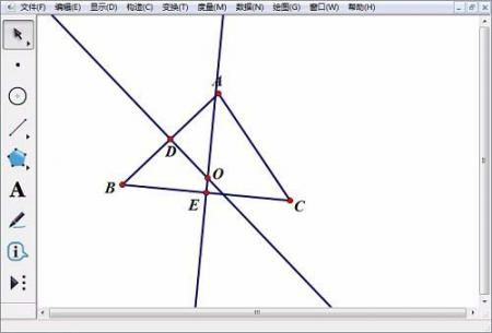 在几何画板中绘制中心对称三角形的具体操作 几何画板中绘制中心对称三角形的具体操作 互联百科 第2张